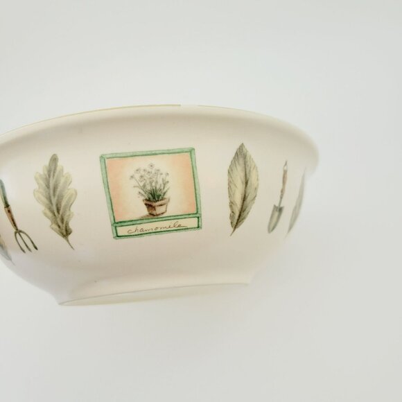 Pfaltzgraff Naturewood 8" Vegetable Bowl, Herb Garden Tools, Gen X Dinnerware - Picture 3 of 10